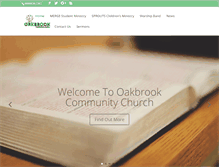 Tablet Screenshot of myoakbrook.org